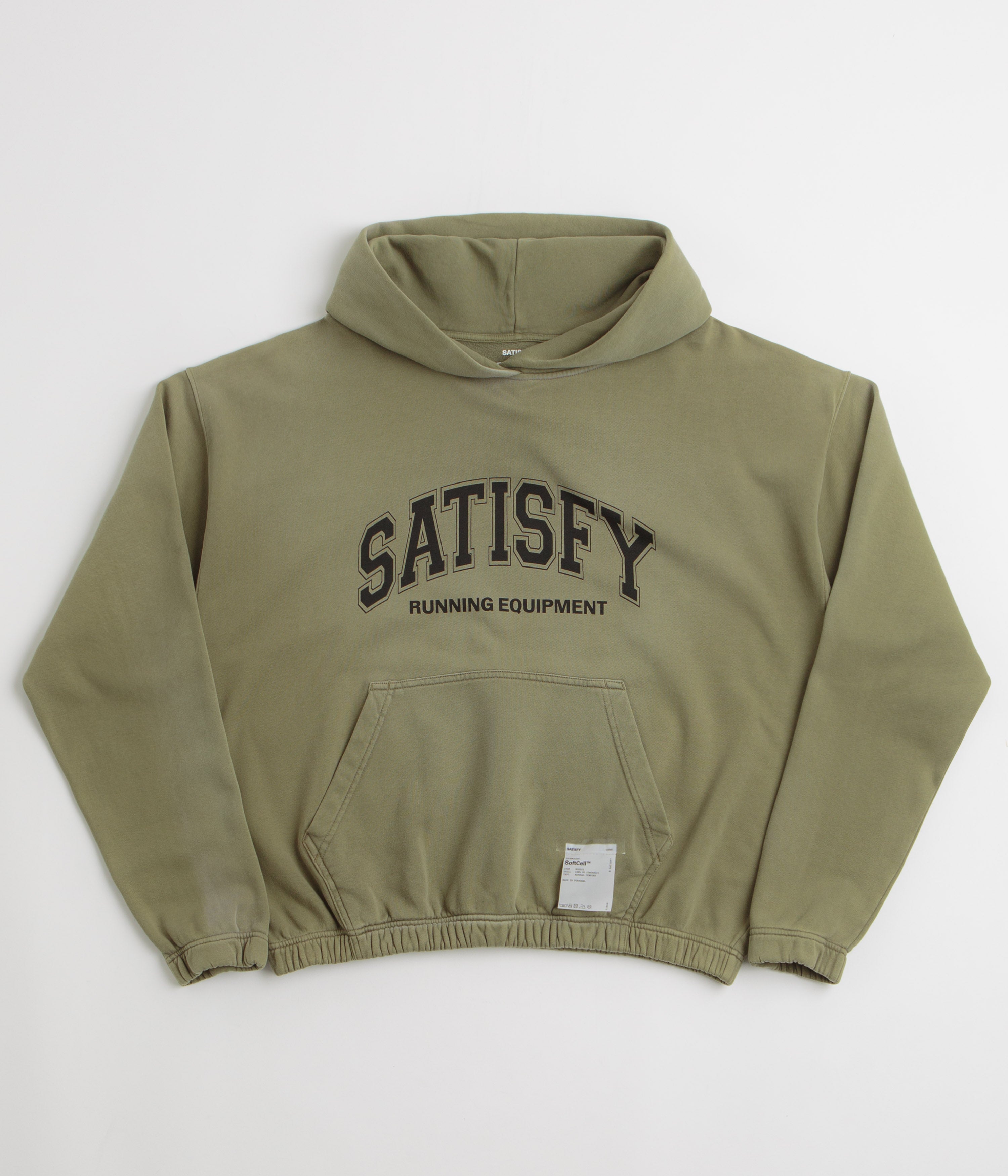 Satisfy SoftCell Hoodie in Sun Bleached Military Olive