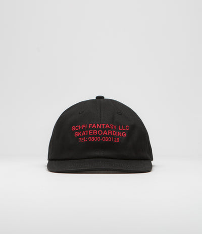 Sci-Fi Fantasy Business Post Cap in Black
