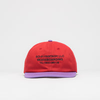 Sci-Fi Fantasy Business Post Cap - Red / Violet thumbnail