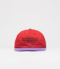Sci-Fi Fantasy Business Post Cap - Red / Violet | Flatspot
