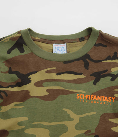 Sci-Fi Fantasy Camo T-Shirt in Green