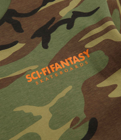 Sci-Fi Fantasy Camo T-Shirt in Green