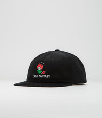 Sci-Fi Fantasy Flying Rose Cap in Black