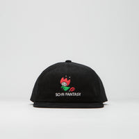 Sci-Fi Fantasy Flying Rose Cap in Black thumbnail