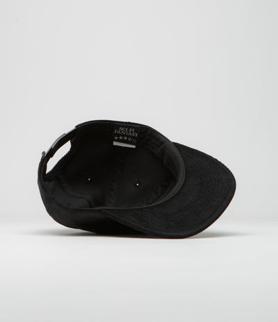 Sci-Fi Fantasy Flying Rose Cap in Black