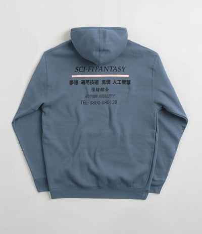 Sci-Fi Fantasy Industrial Hoodie - Storm Blue