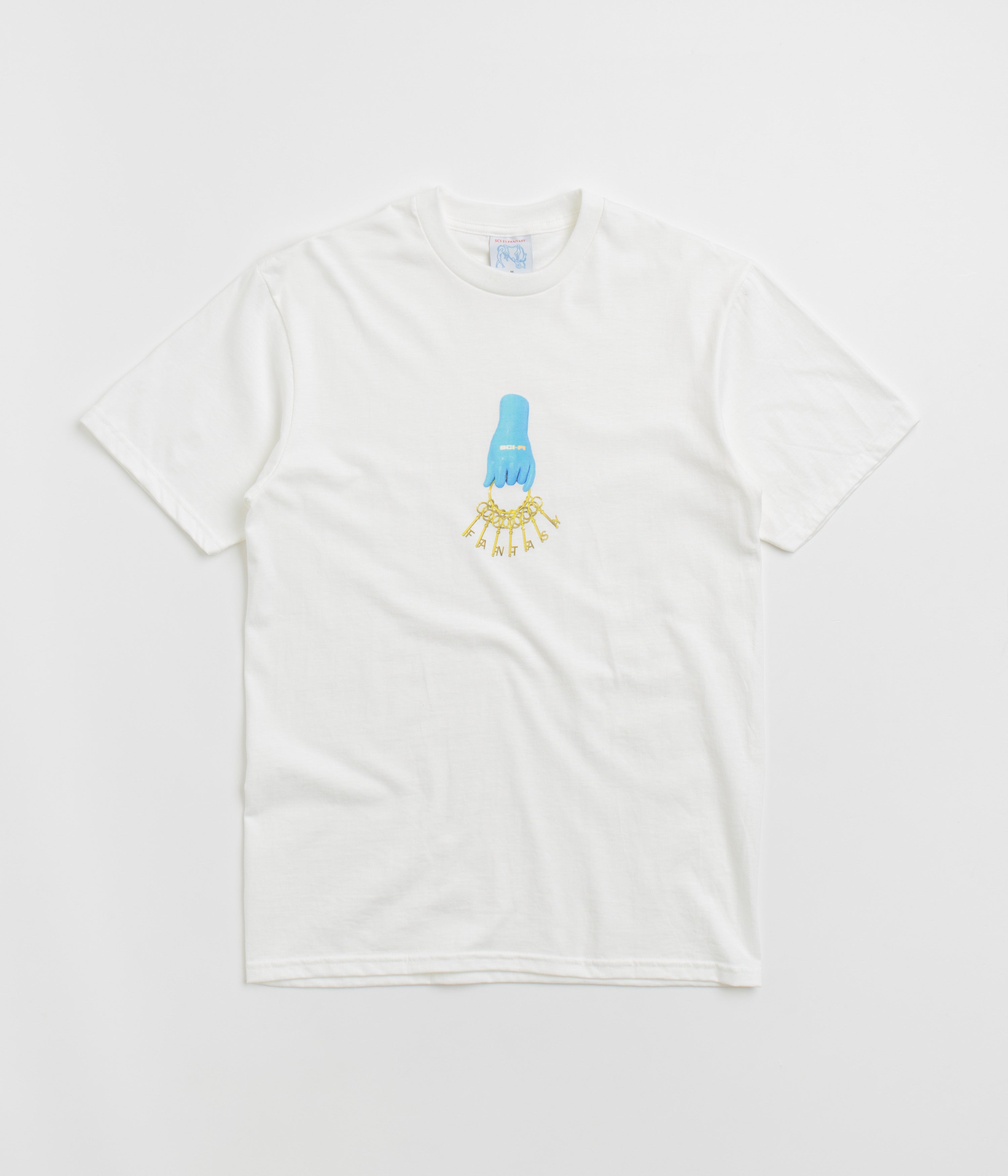 Sci-Fi Fantasy Keys T-Shirt in White