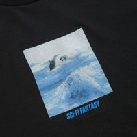 Sci-Fi Fantasy Killer Whale T-Shirt - Black thumbnail