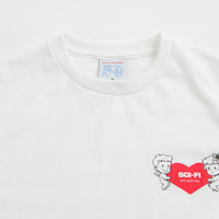 Sci-Fi Fantasy Love T-Shirt - White thumbnail