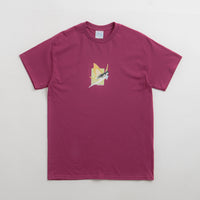 Sci-Fi Fantasy Moth Girl T-Shirt - Berry thumbnail