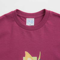 Sci-Fi Fantasy Moth Girl T-Shirt - Berry thumbnail
