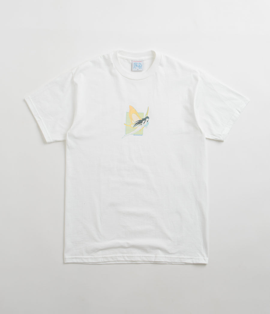 Sci-Fi Fantasy Moth Girl T-Shirt - White