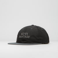 Sci-Fi Fantasy Nylon Logo Cap - Black thumbnail