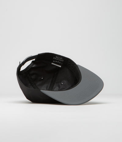 Sci-Fi Fantasy Nylon Logo Cap in Black