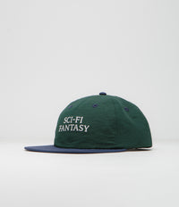 Sci-Fi Fantasy Nylon Logo Cap in Green