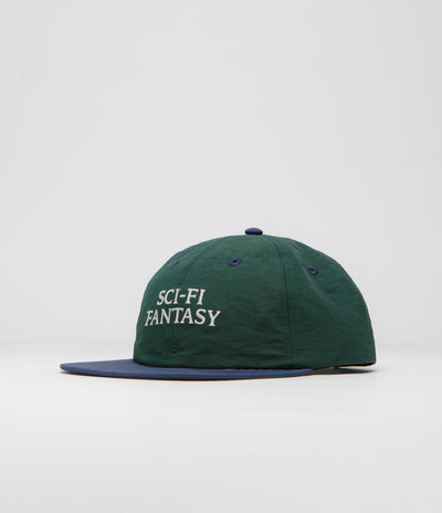Sci-Fi Fantasy Nylon Logo Cap in Green