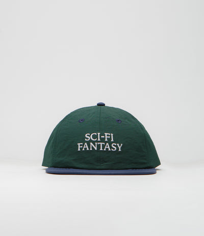 Sci-Fi Fantasy Nylon Logo Cap in Green