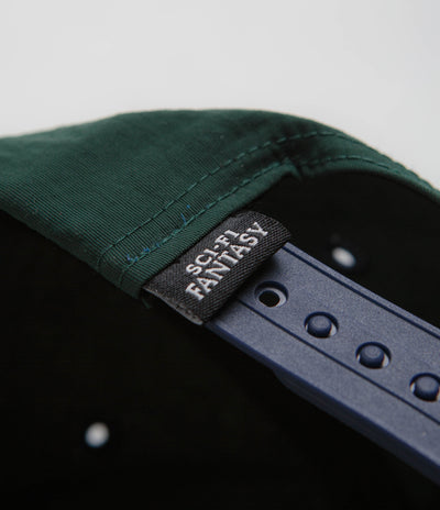 Sci-Fi Fantasy Nylon Logo Cap in Green