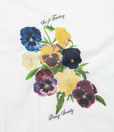 Sci-Fi Fantasy Pansy Society T-Shirt - White