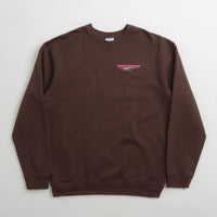 Sci-Fi Fantasy Sports Fleece Crewneck Sweatshirt - Brown thumbnail