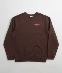 Sci-Fi Fantasy Sports Fleece Crewneck Sweatshirt - Brown