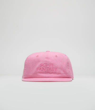 Sci-Fi Fantasy Wasted Logo Cap in Pink