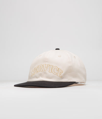 Service Works Arch Logo Cap in Off White and Black