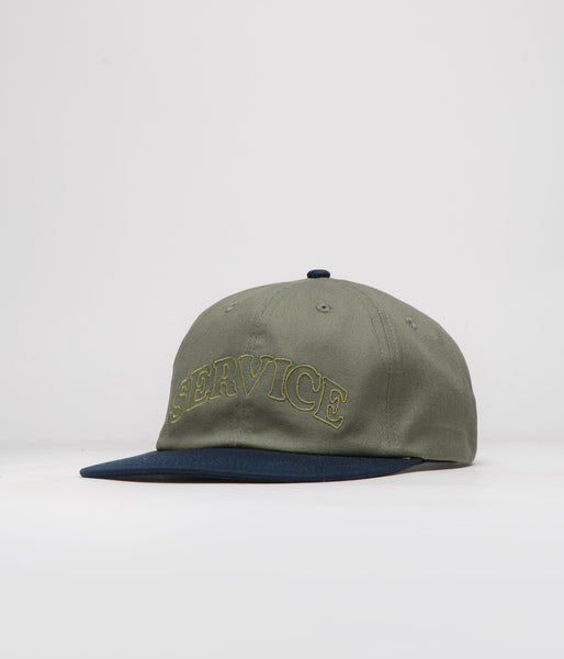 Service Works Arch Logo Cap - Olive / Navy | Flatspot