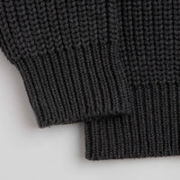 Service Works Artichoke Chunky Knit Crewneck Sweatshirt - Charcoal thumbnail