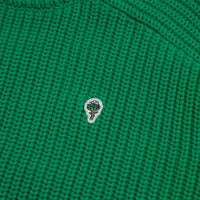 Service Works Artichoke Chunky Knit Crewneck Sweatshirt - Derry Green thumbnail