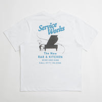 Service Works Bar + Kitchen T-Shirt - White thumbnail