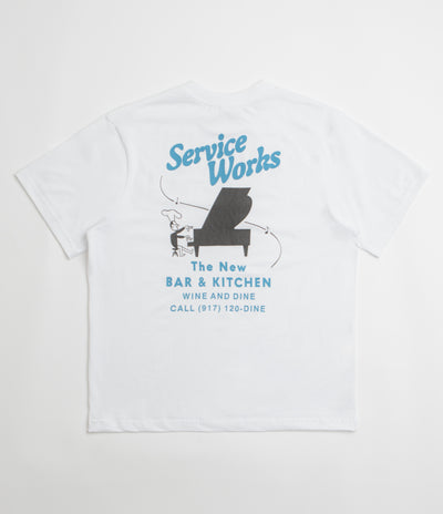 Service Works Bar + Kitchen T-Shirt - White
