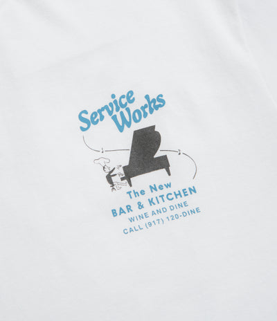 Service Works Bar + Kitchen T-Shirt - White