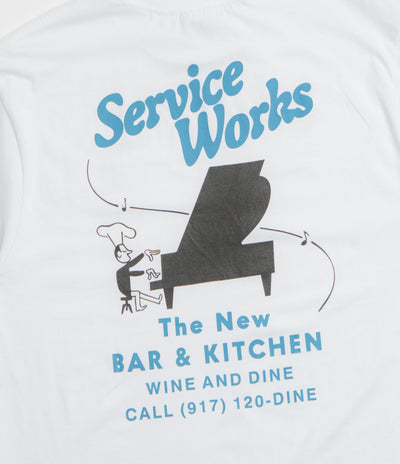 Service Works Bar + Kitchen T-Shirt - White