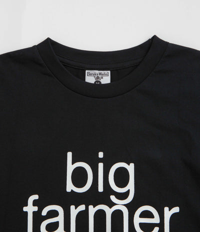 Service Works Big Farmer T-Shirt - Black