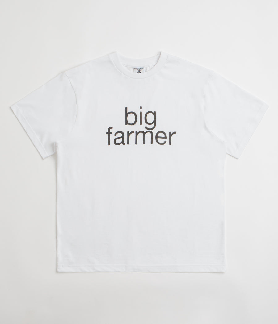 Service Works Big Farmer T-Shirt in White