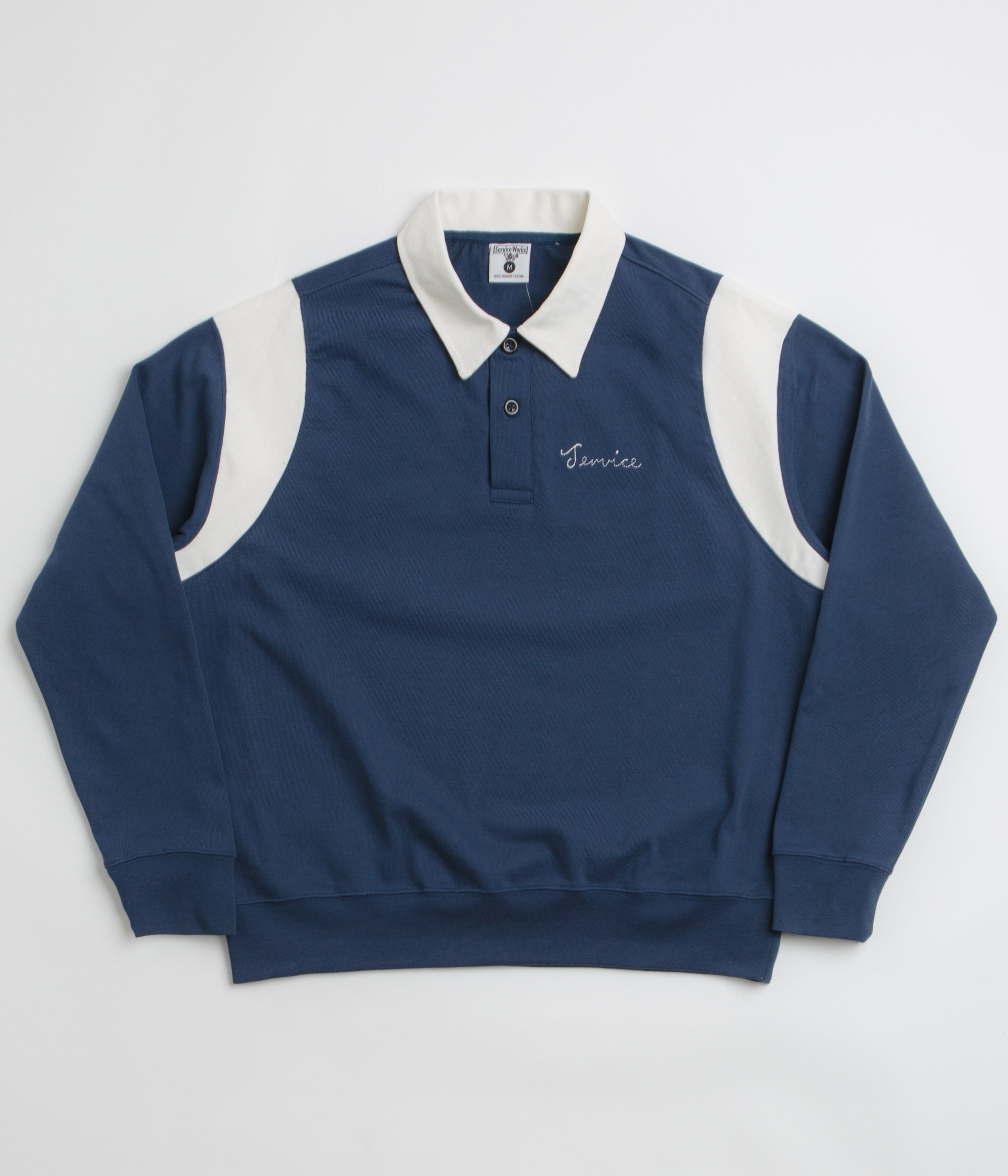 Service Works Bistro Rugby Shirt in Navy