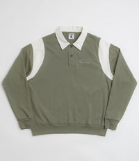 Service Works Bistro Rugby Shirt in Olive