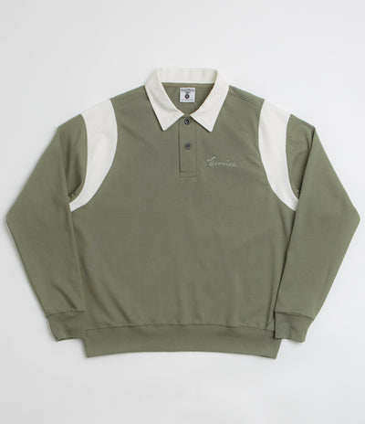 Service Works Bistro Rugby Shirt in Olive