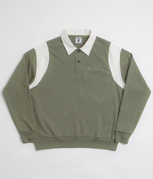 Service Works Bistro Rugby Shirt - Olive