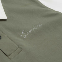 Service Works Bistro Rugby Shirt - Olive thumbnail