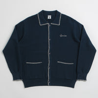 Service Works Blanket Stitch Cardigan in Navy thumbnail