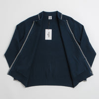 Service Works Blanket Stitch Cardigan in Navy thumbnail