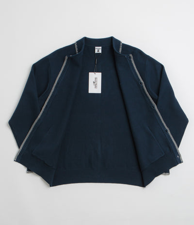 Service Works Blanket Stitch Cardigan in Navy