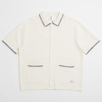 Service Works Blanket Stitch Knit Short Sleeve Shirt - Off-White thumbnail