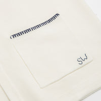 Service Works Blanket Stitch Knit Short Sleeve Shirt - Off-White thumbnail