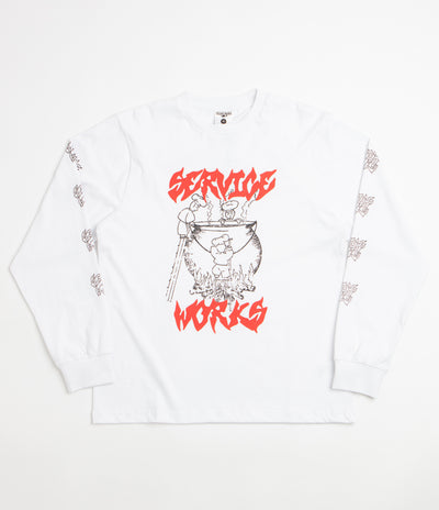 Service Works Boiling Point Long Sleeve T-Shirt - White