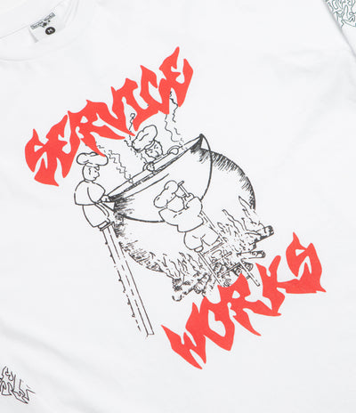 Service Works Boiling Point Long Sleeve T-Shirt - White