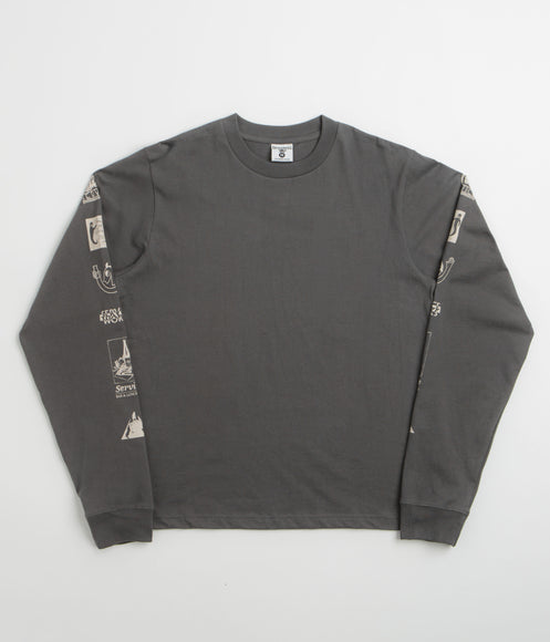Service Works Bootleg Long Sleeve T-Shirt - Charcoal