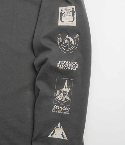 Service Works Bootleg Long Sleeve T-Shirt - Charcoal